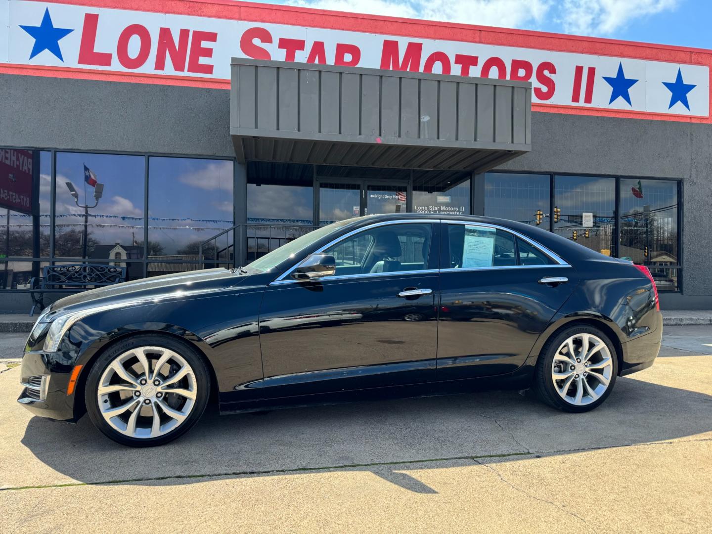 2016 BLACK CADILLAC ATS PERFORMANCE (1G6AC5SX8G0) , located at 5900 E. Lancaster Ave., Fort Worth, TX, 76112, (817) 457-5456, 0.000000, 0.000000 - Photo#0